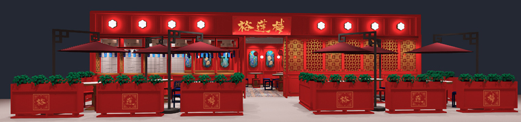 上海裕莲楼餐饮空间设计-6